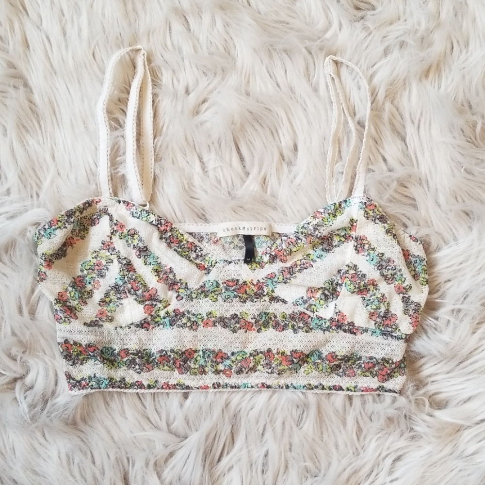 Floral Mesh Bralette